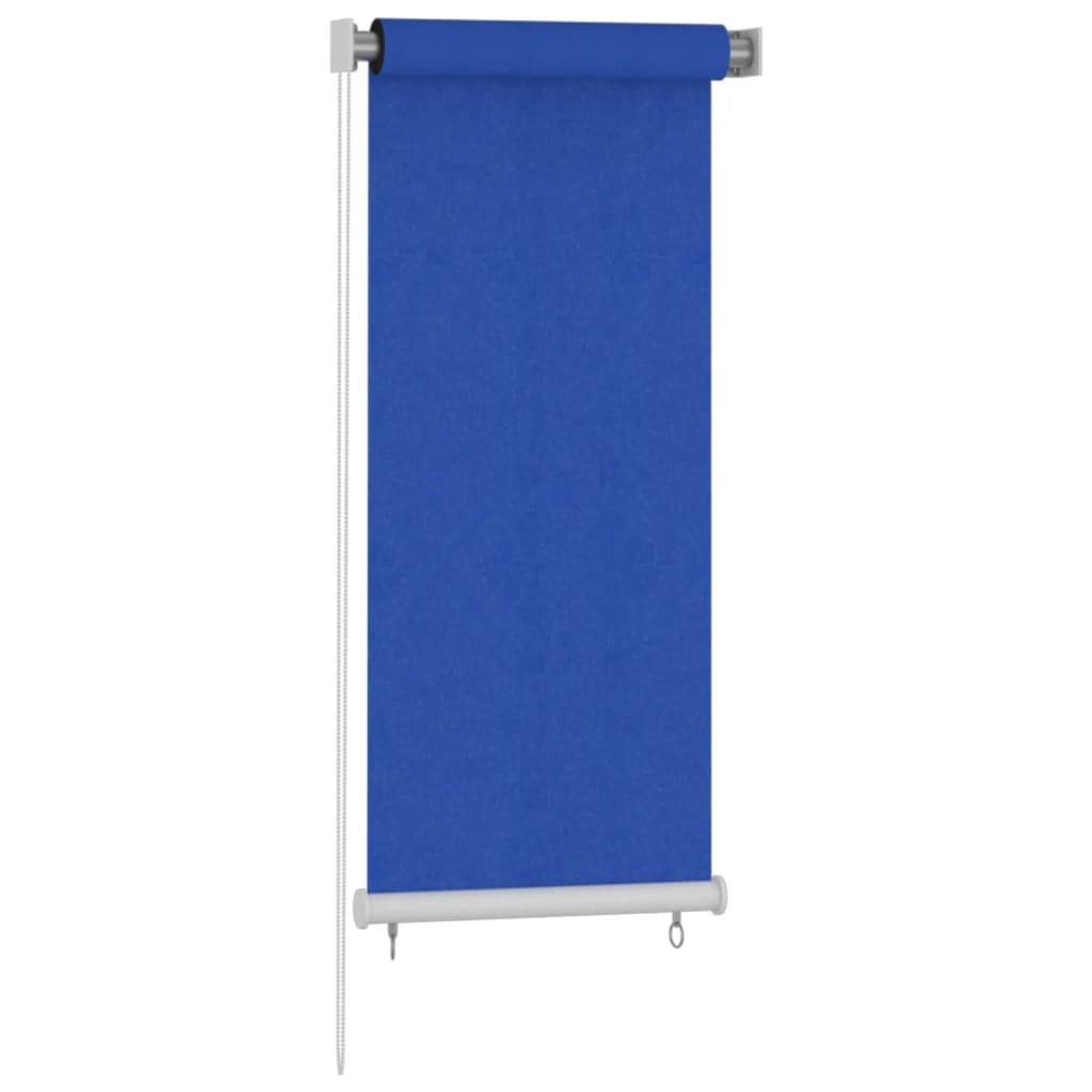 vidaXL Außenrollo 60x140 cm Blau HDPE