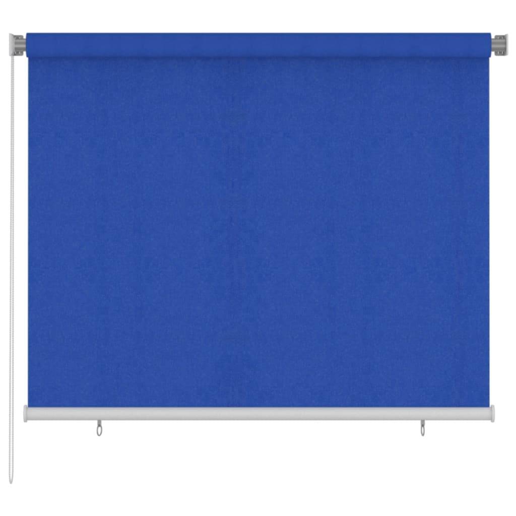 vidaXL Außenrollo 180x140 cm Blau HDPE