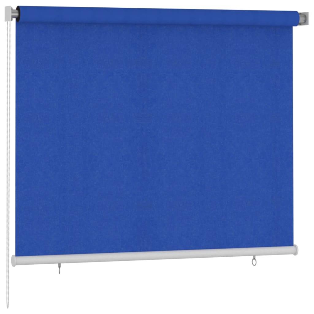 vidaXL Außenrollo 180x140 cm Blau HDPE