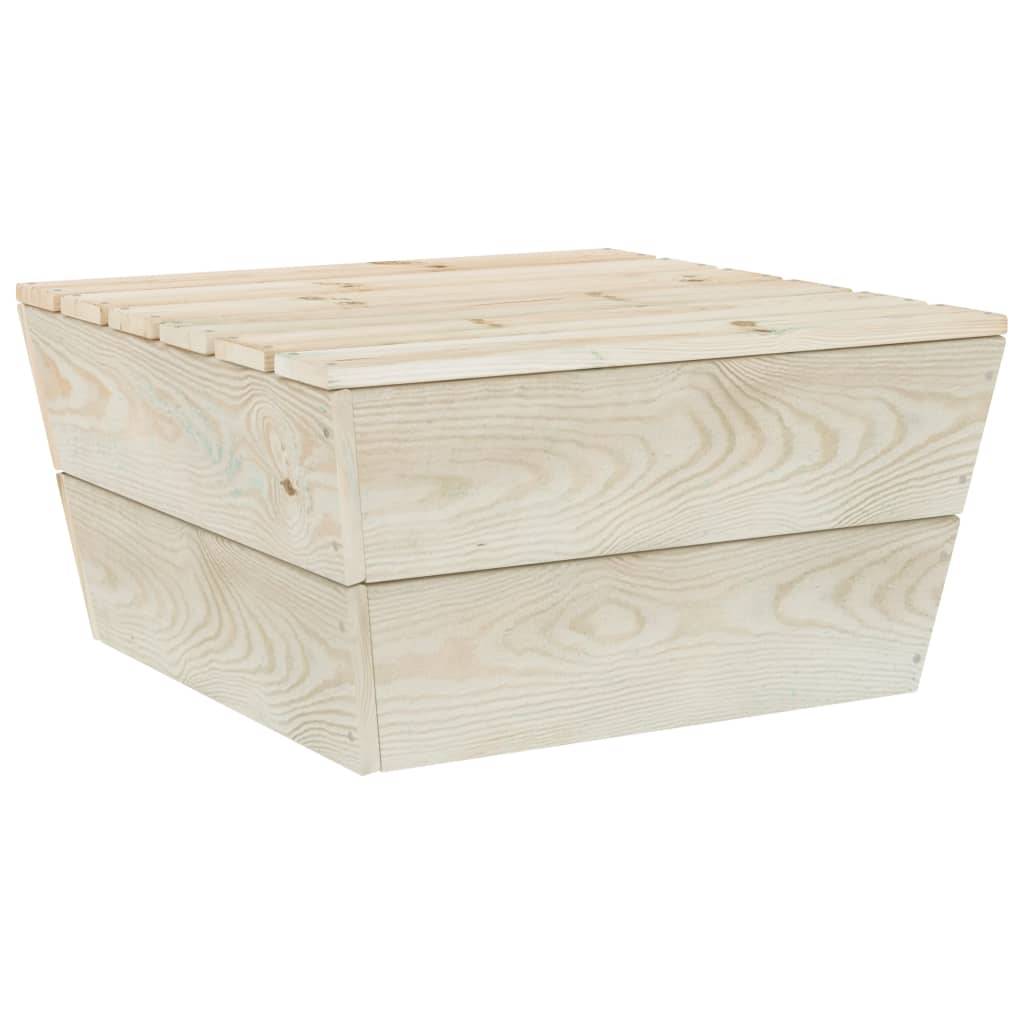 vidaXL Gartentische 2 Stk. 60x60x30 cm Imprägniertes Fichtenholz