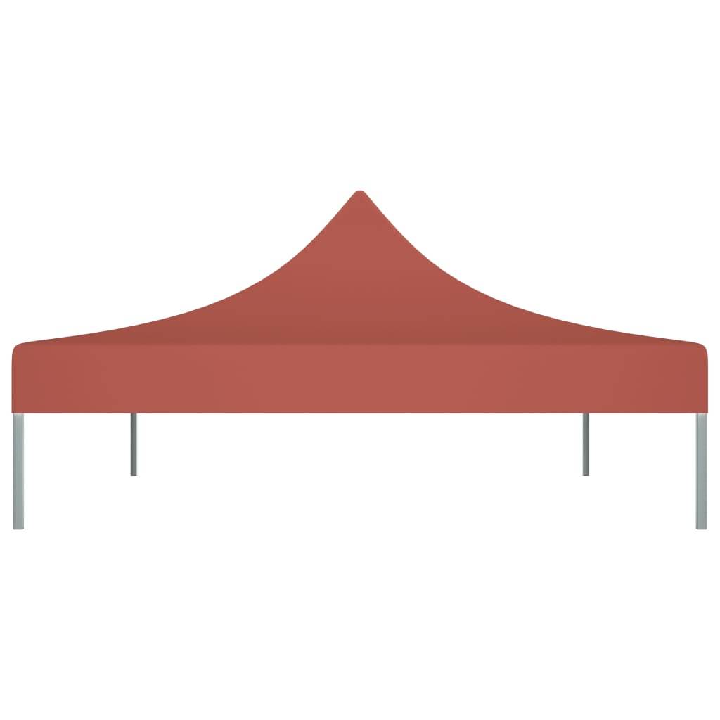 vidaXL Partyzelt-Dach 4,5x3 m Terrakotta-Rot 270 g/m²