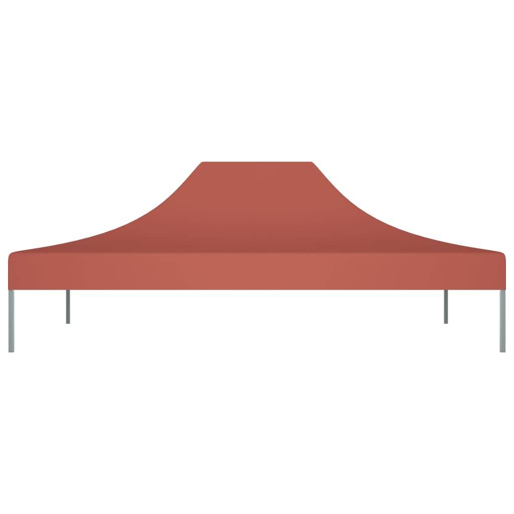 vidaXL Partyzelt-Dach 4,5x3 m Terrakotta-Rot 270 g/m²