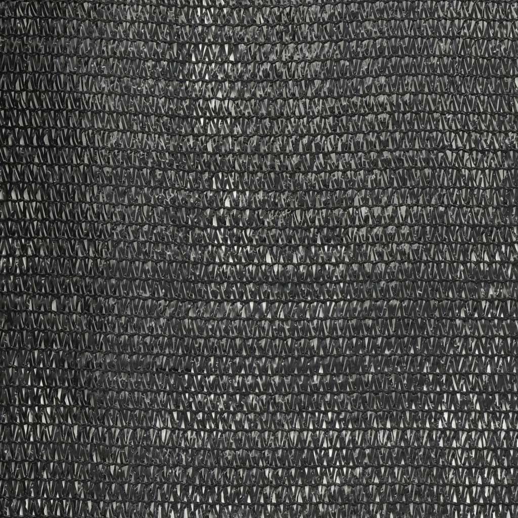 vidaXL Sichtschutznetz HDPE 2x10 m Schwarz