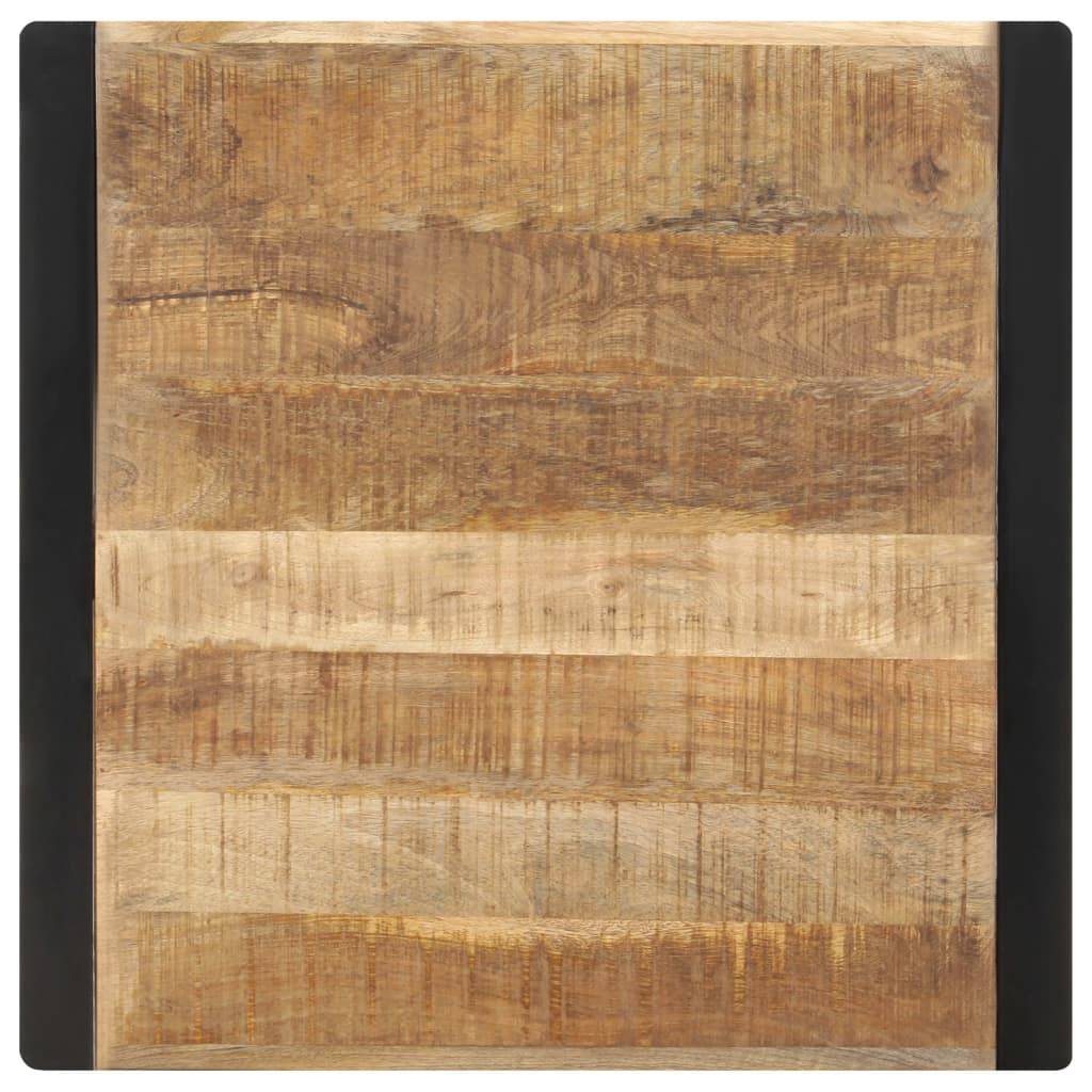 vidaXL Esstisch 70x70x75 cm Raues Mango-Massivholz