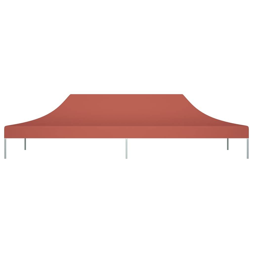 vidaXL Partyzelt-Dach 6x3 m Terrakotta-Rot 270 g/m²