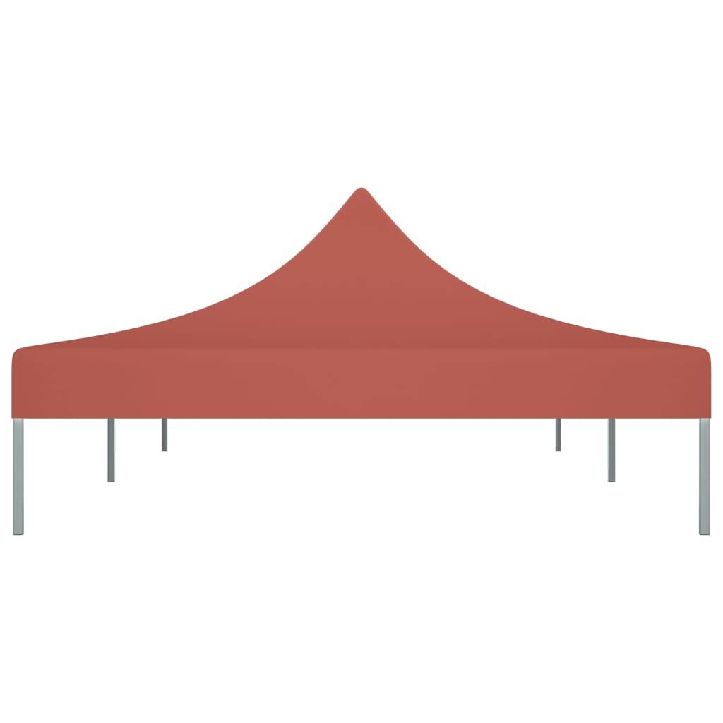vidaXL Partyzelt-Dach 6x3 m Terrakotta-Rot 270 g/m²