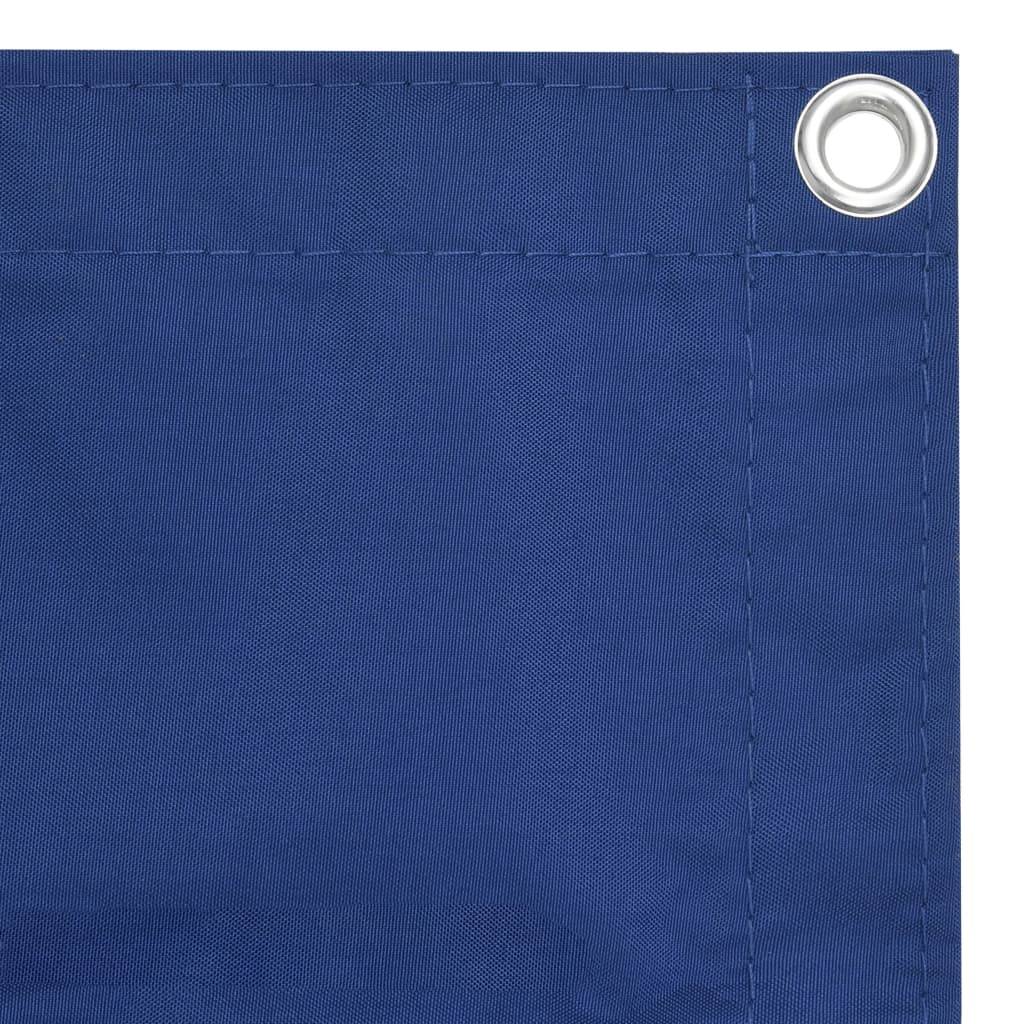 vidaXL Balkon-Sichtschutz Blau 75x600 cm Oxford-Gewebe