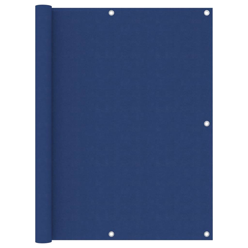 vidaXL Balkon-Sichtschutz Blau 120x400 cm Oxford-Gewebe