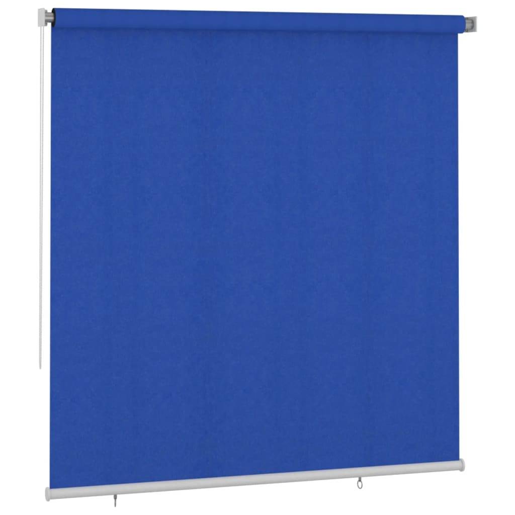 vidaXL Außenrollo 220x230 cm Blau HDPE