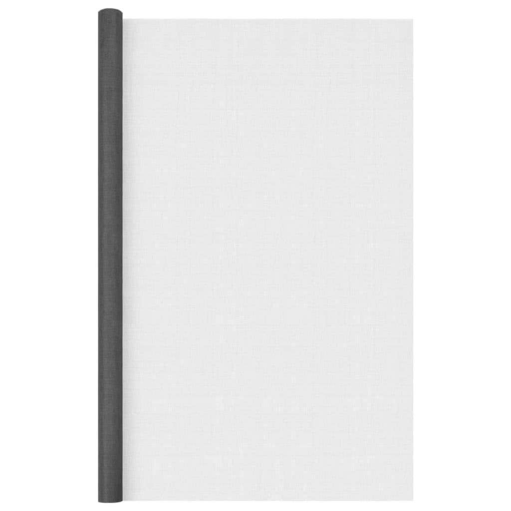 vidaXL Fliegengitter Fiberglas 112x2000 cm Schwarz