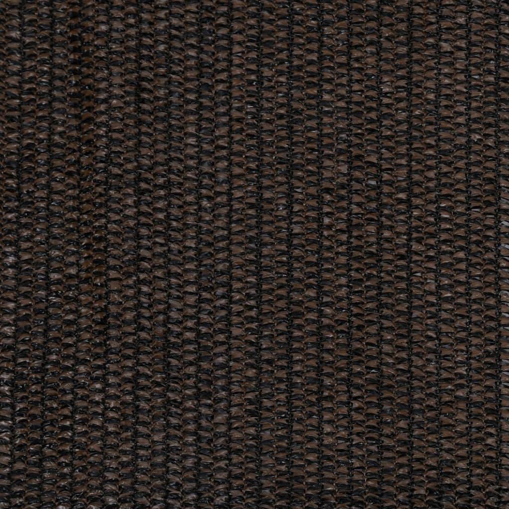vidaXL Außenrollo 100x140 cm Braun HDPE