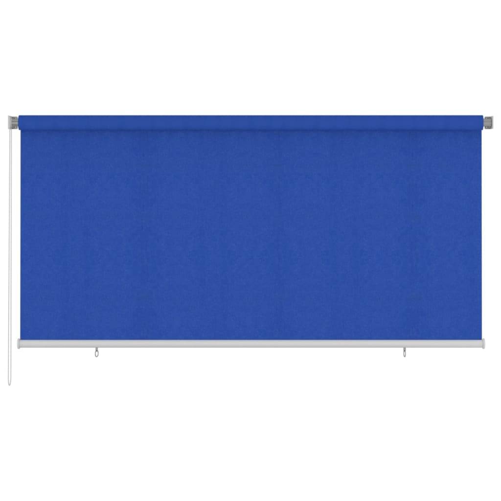 vidaXL Außenrollo 300x140 cm Blau HDPE