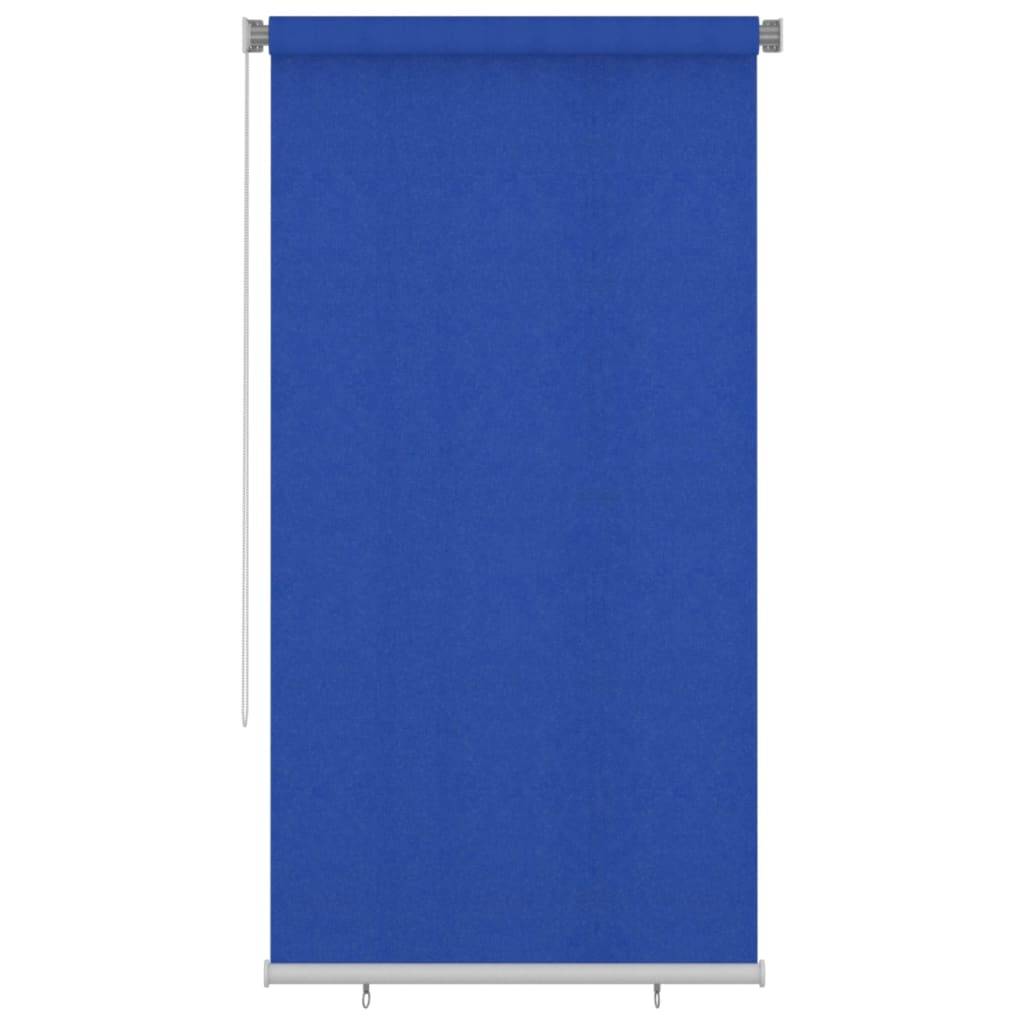 vidaXL Außenrollo 120x230 cm Blau HDPE