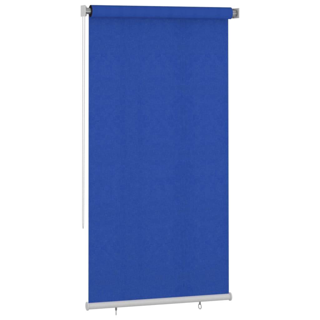 vidaXL Außenrollo 120x230 cm Blau HDPE
