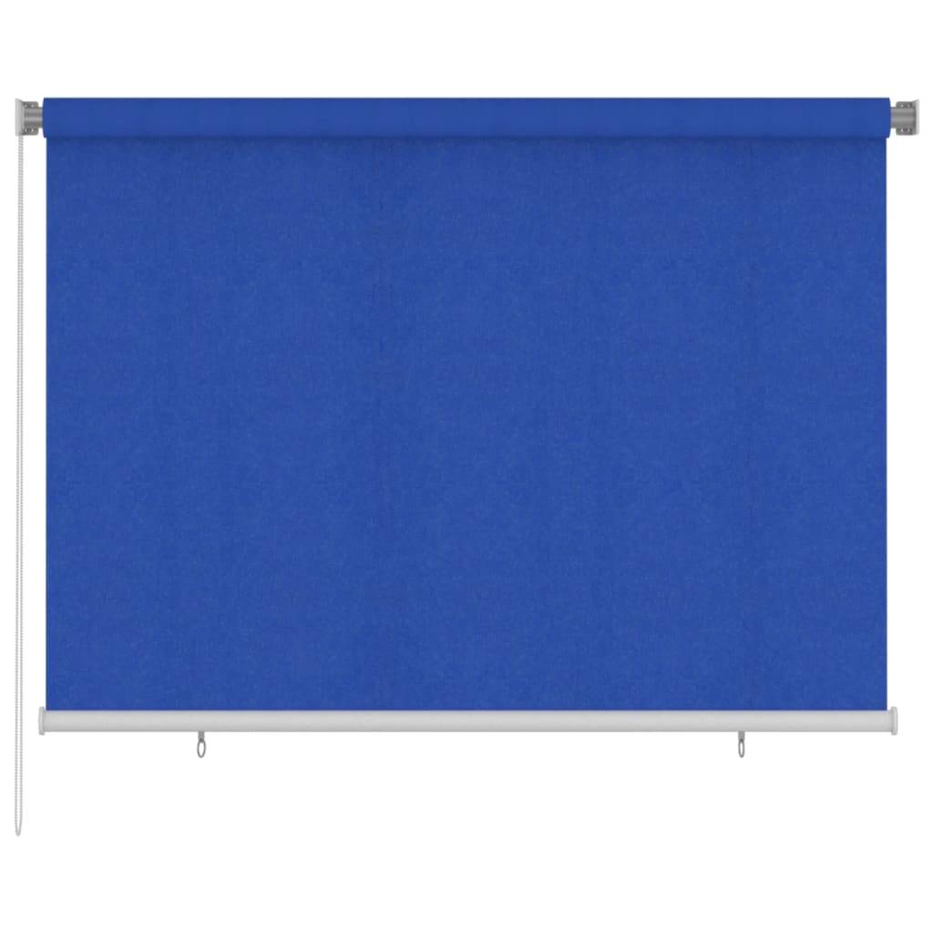 vidaXL Außenrollo 200x140 cm Blau HDPE