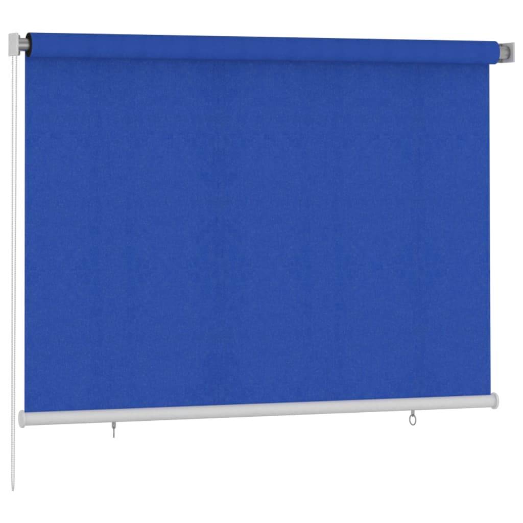 vidaXL Außenrollo 200x140 cm Blau HDPE
