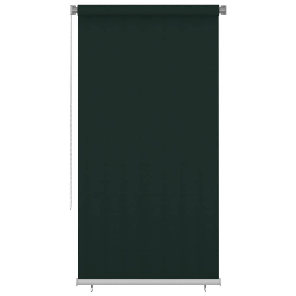 vidaXL Außenrollo 120x230 cm Dunkelgrün HDPE