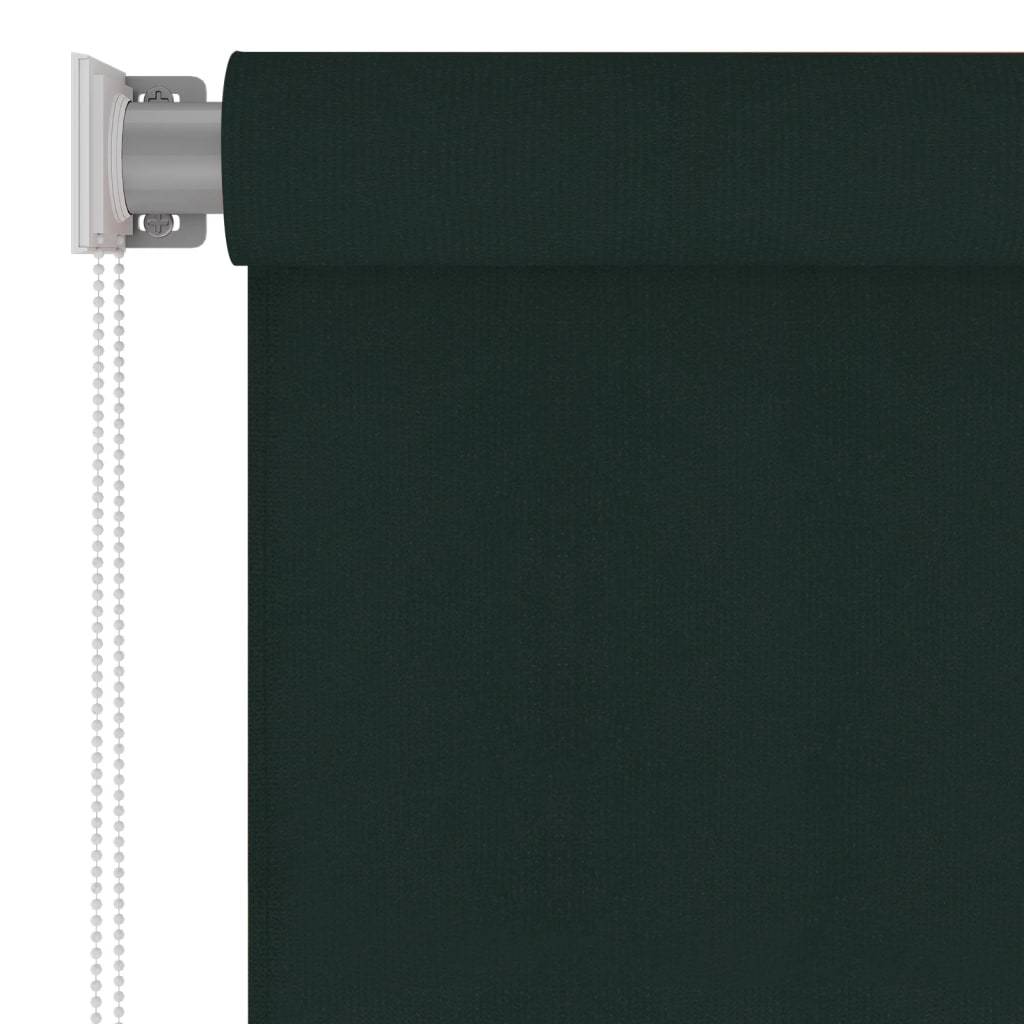 vidaXL Außenrollo 60x230 cm Dunkelgrün HDPE