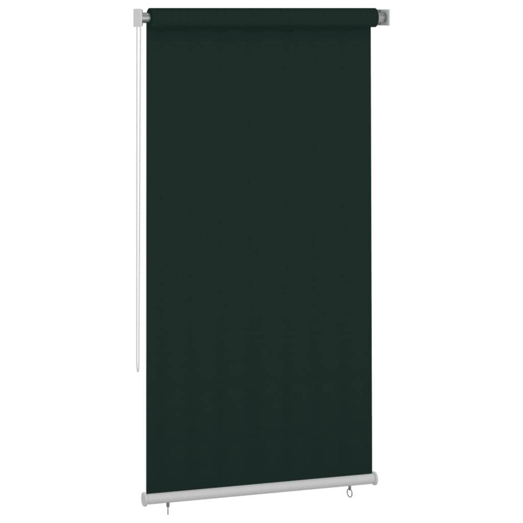 vidaXL Außenrollo 120x230 cm Dunkelgrün HDPE
