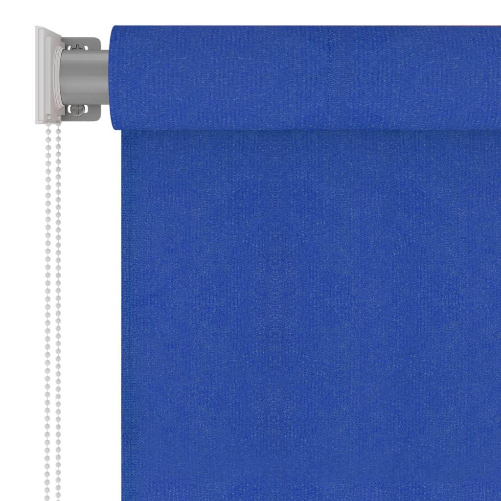 vidaXL Außenrollo 240x140 cm Blau HDPE