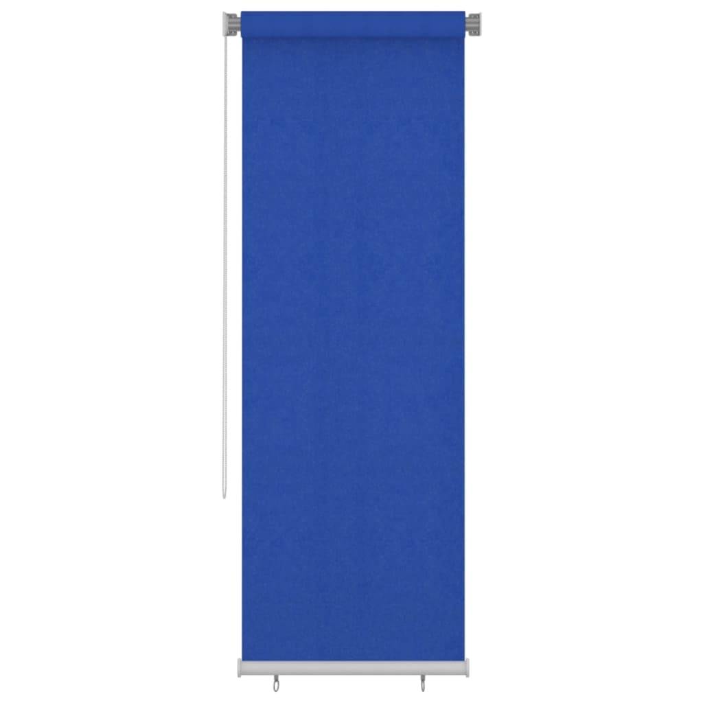vidaXL Außenrollo 80x230 cm Blau HDPE