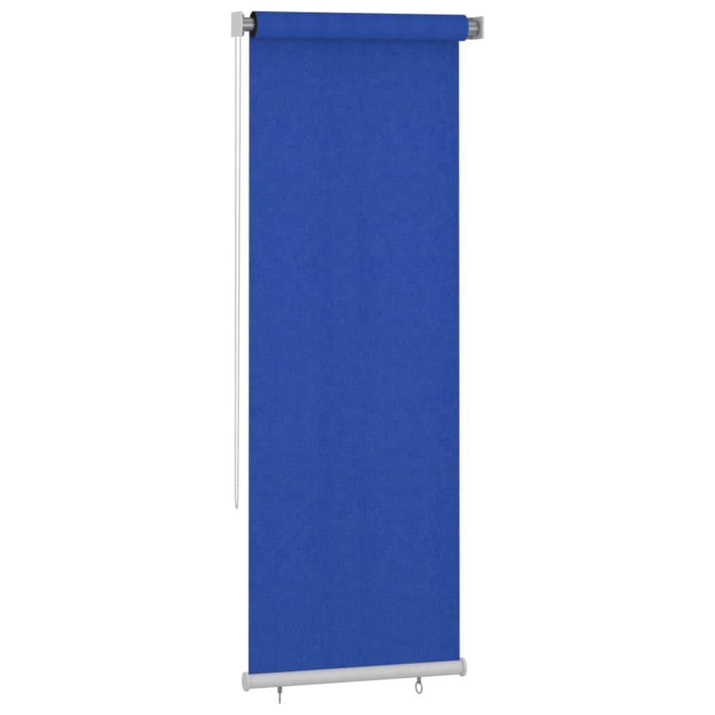 vidaXL Außenrollo 80x230 cm Blau HDPE