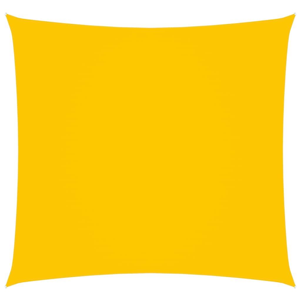 vidaXL Sonnensegel Oxford-Gewebe Quadratisch 4,5x4,5 m Gelb