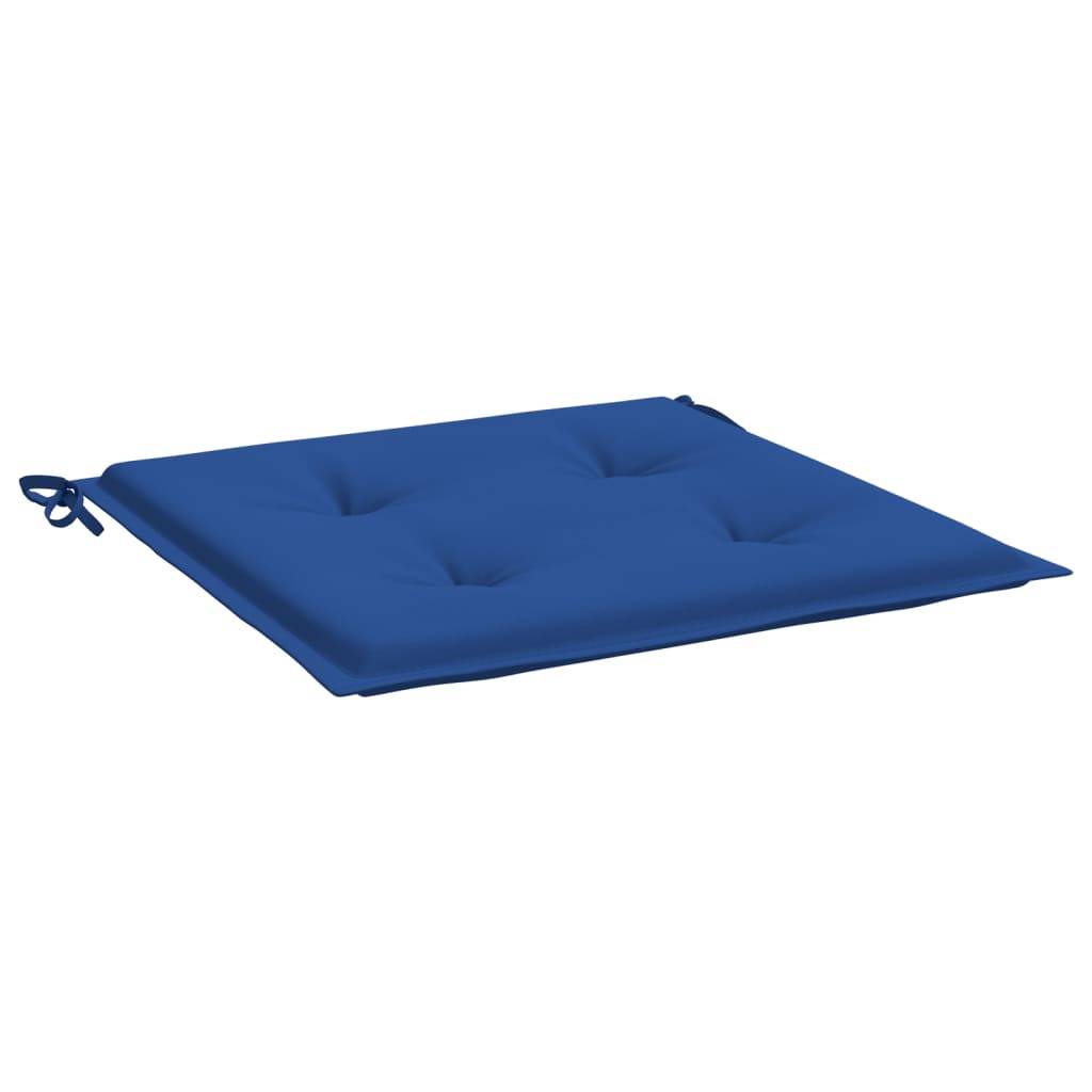 vidaXL Gartenstuhl-Kissen 6 Stk. Königsblau 50x50x3 cm Oxford-Gewebe
