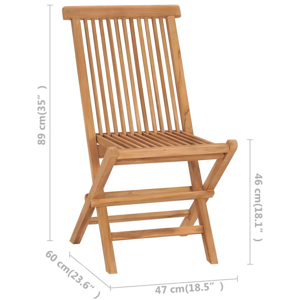vidaXL Gartenstühle mit Hellblauen Kissen 2 Stk. Massivholz Teak