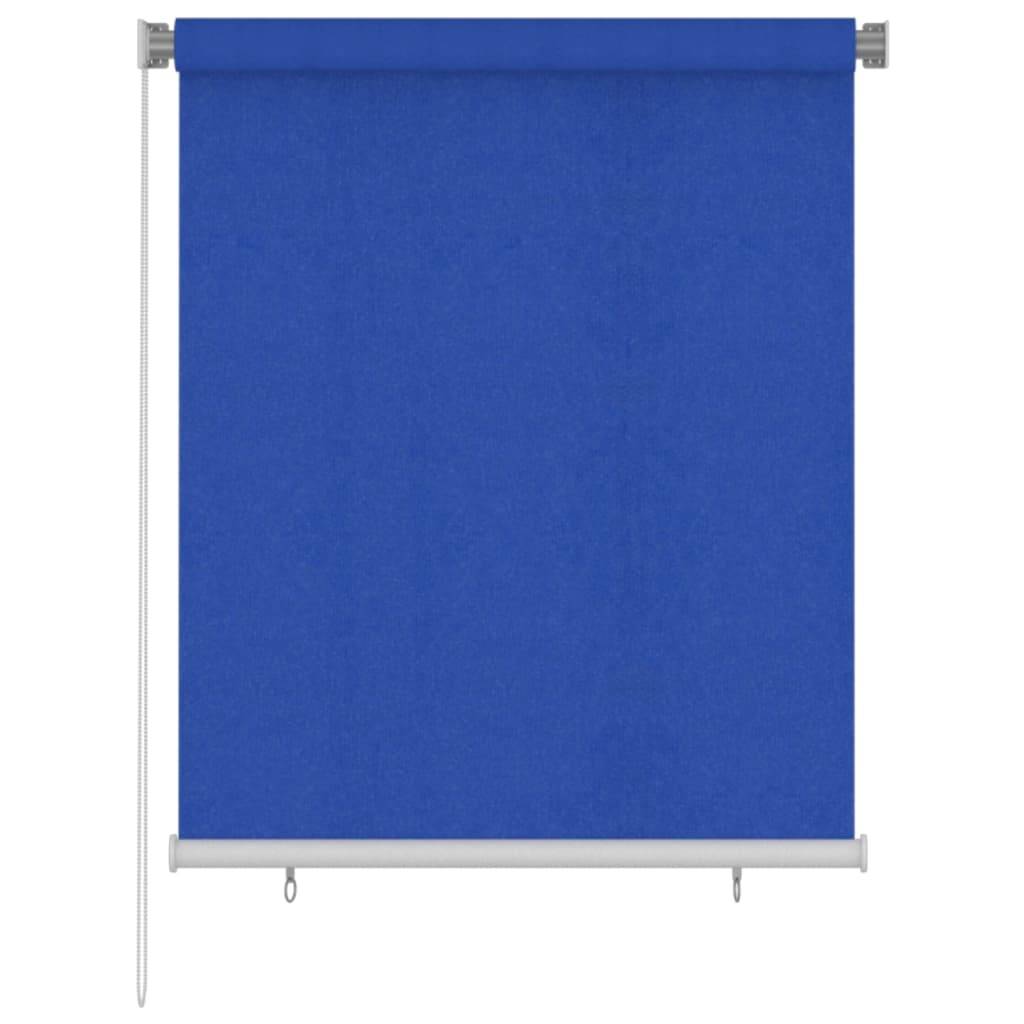 vidaXL Außenrollo 120x140 cm Blau HDPE
