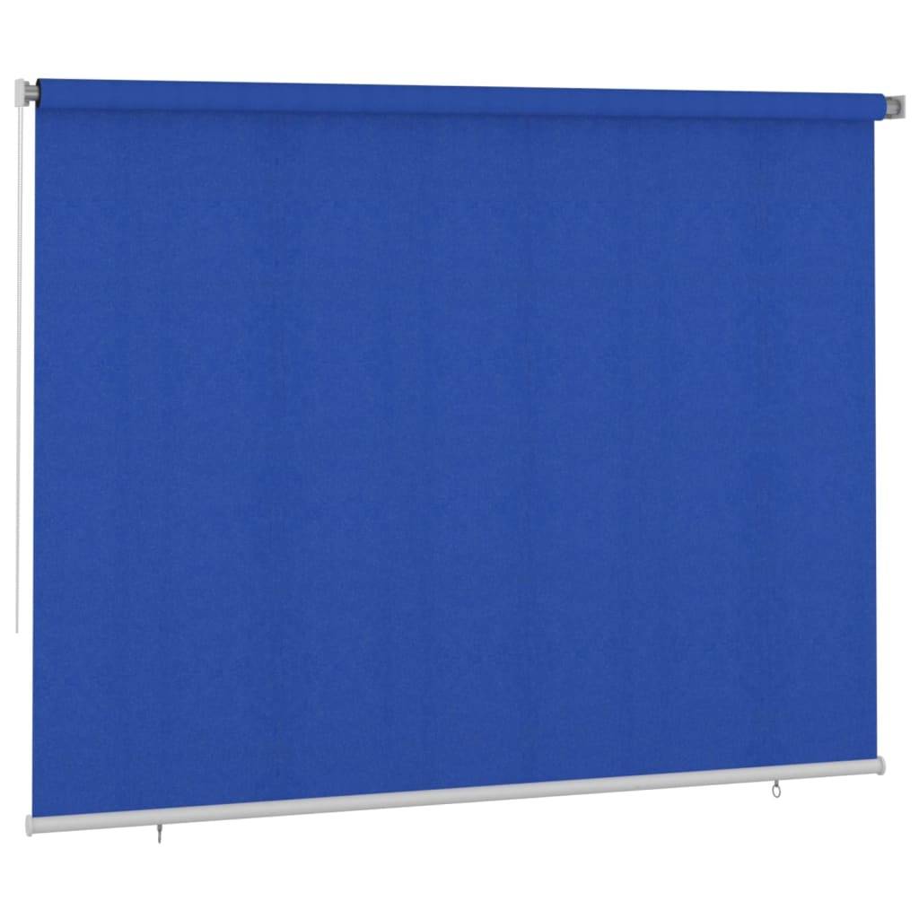 vidaXL Außenrollo 300x230 cm Blau HDPE