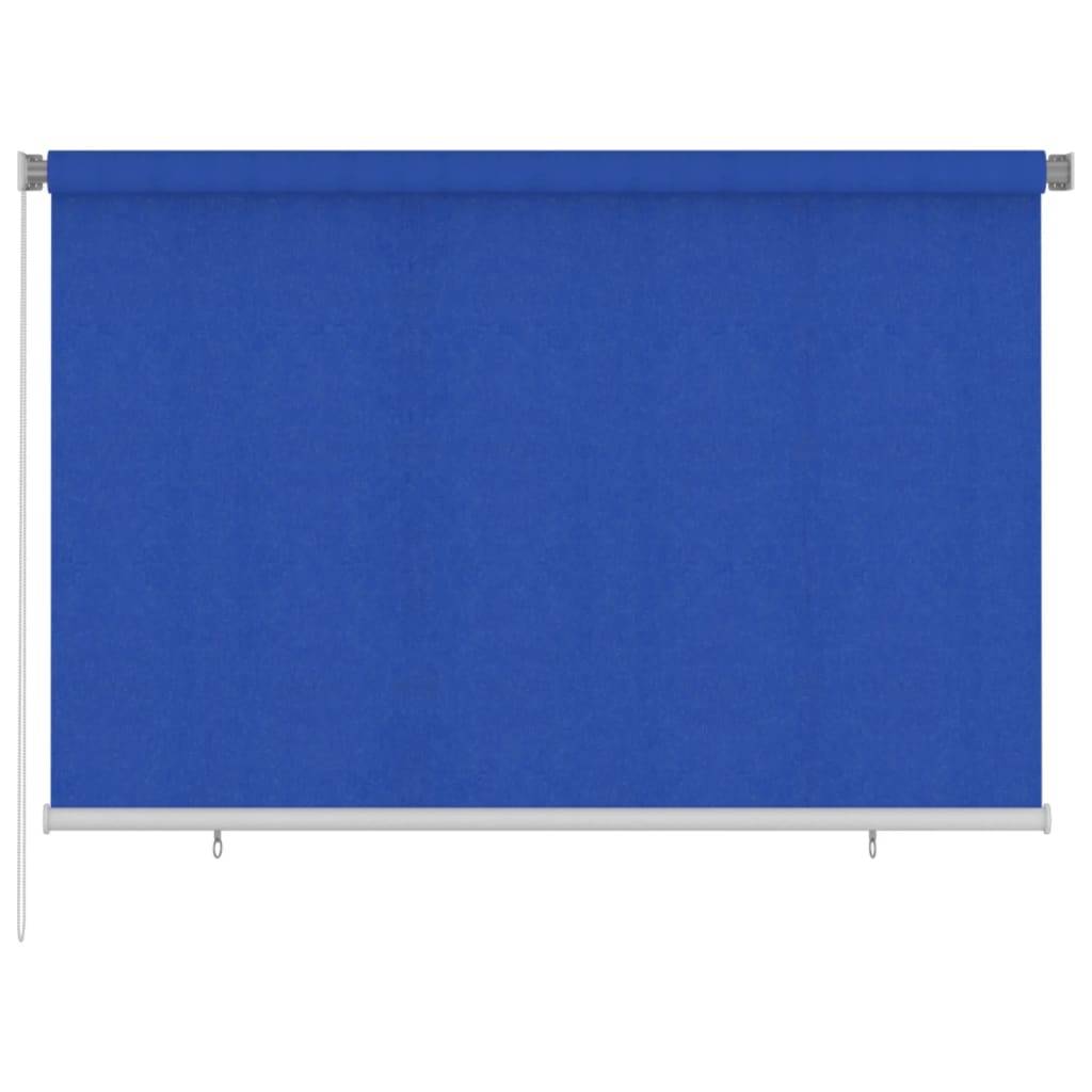 vidaXL Außenrollo 220x140 cm Blau HDPE