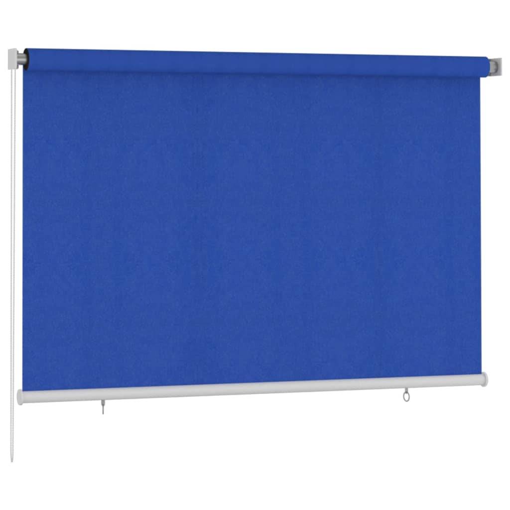 vidaXL Außenrollo 220x140 cm Blau HDPE