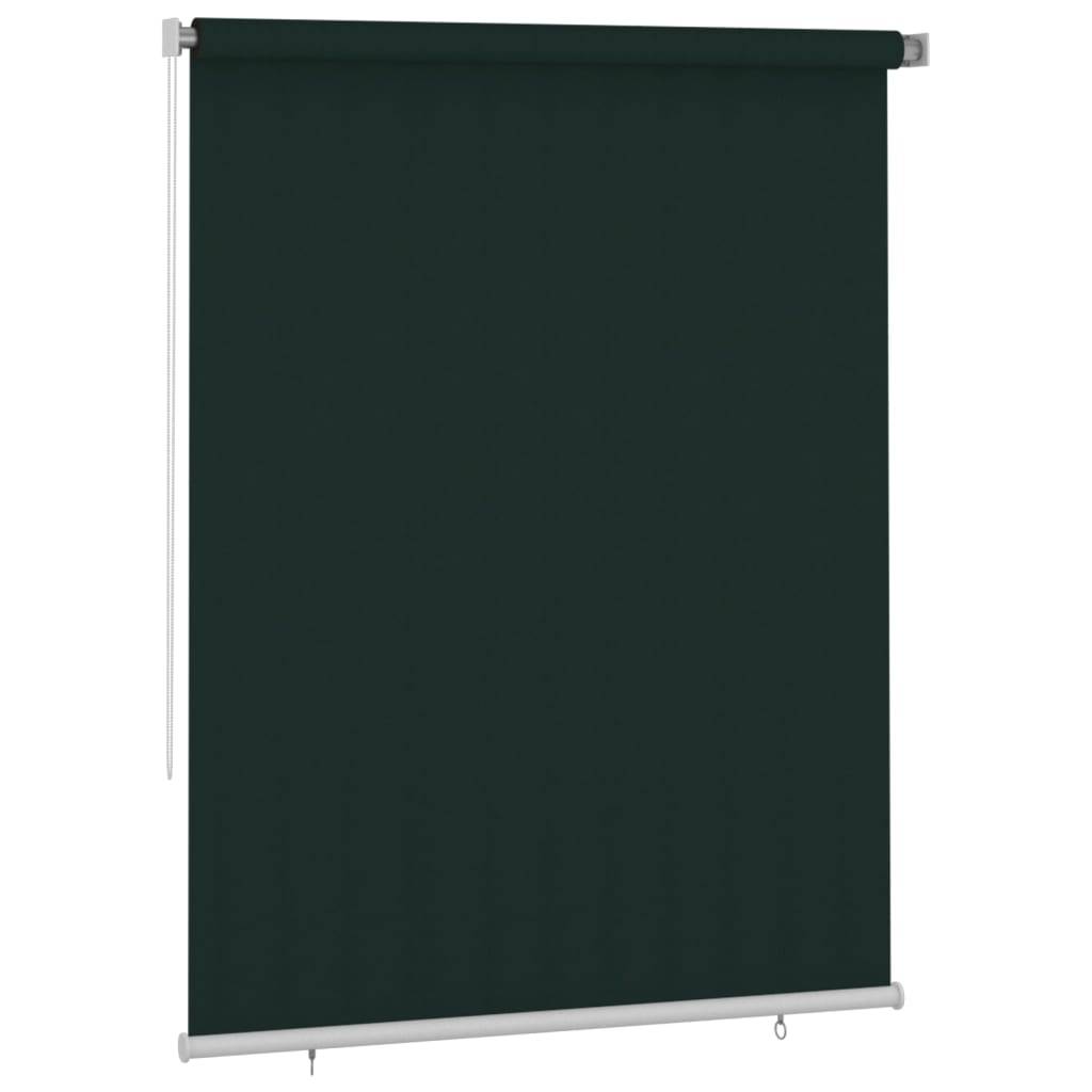 vidaXL Außenrollo 180x230 cm Dunkelgrün HDPE