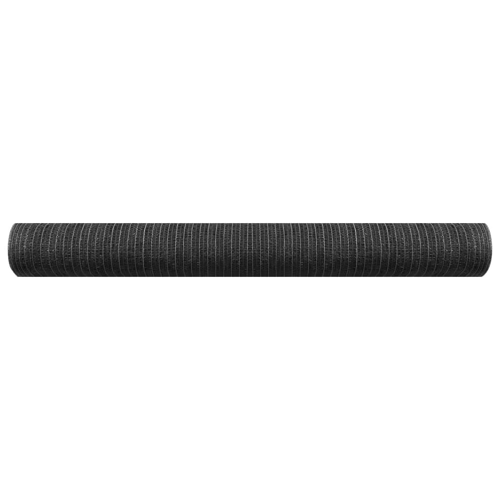 vidaXL Zaunblende Anthrazit 1,5x10 m HDPE 150 g/m²