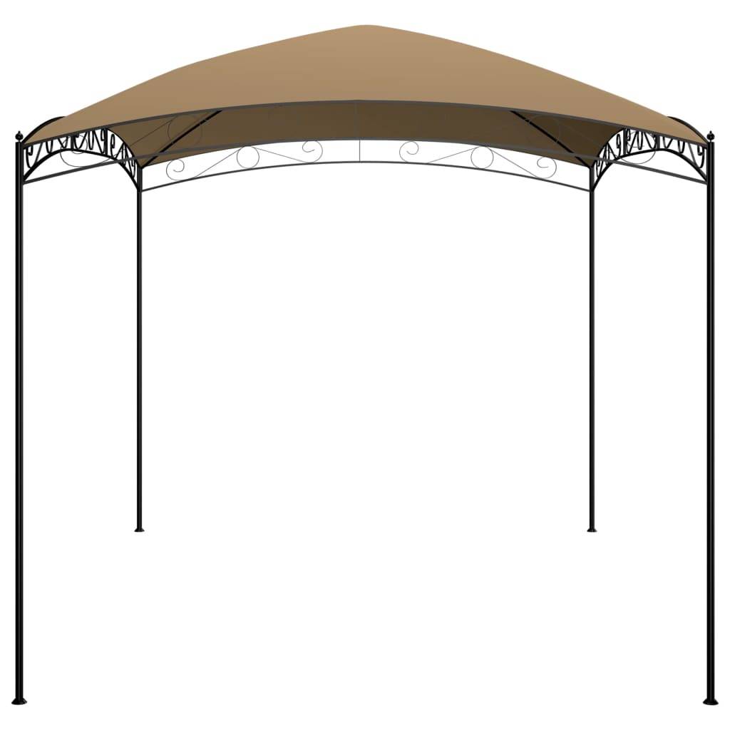 vidaXL Pavillon 3x4x2,65 m Taupe 180 g/m²