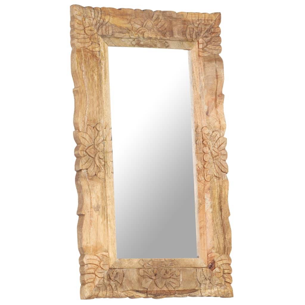 vidaXL Spiegel 80x50 cm Massivholz Mango