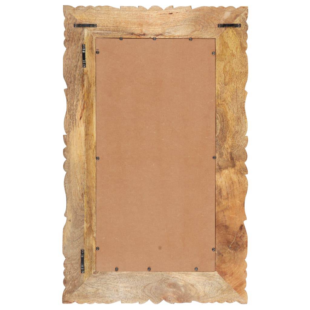 vidaXL Spiegel 80x50 cm Massivholz Mango