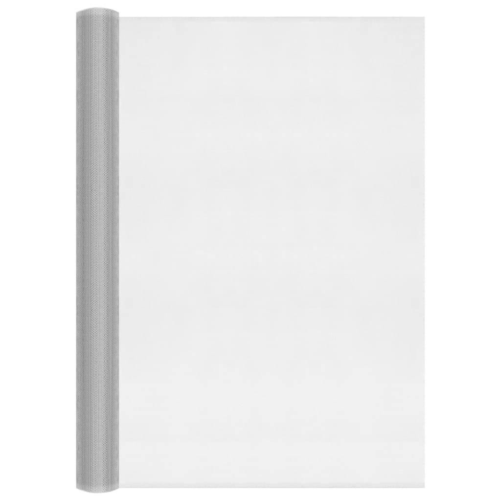 vidaXL Fliegengitter Aluminium 80x2000 cm Silbern