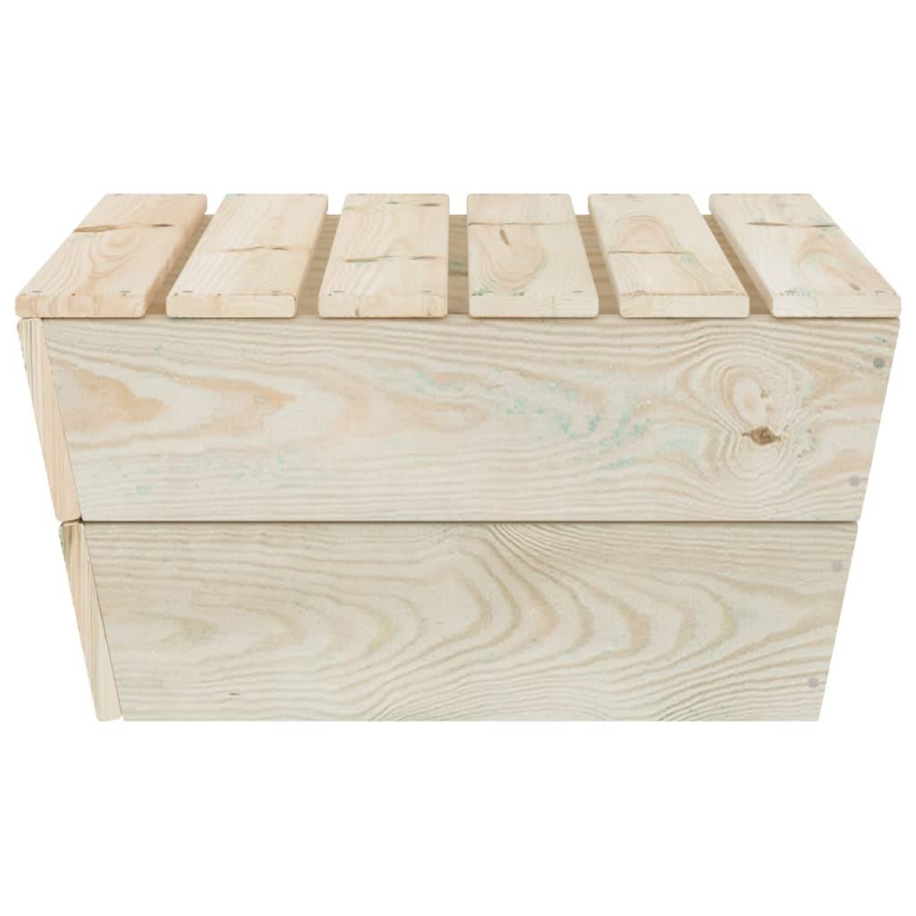 vidaXL Gartentische 2 Stk. 60x60x30 cm Imprägniertes Fichtenholz