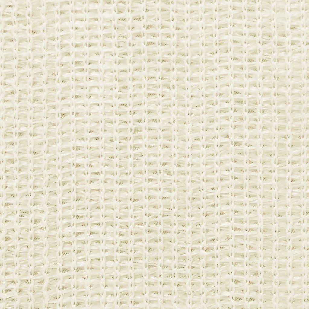 vidaXL Balkon Sichtschutz Creme 120x400 cm HDPE
