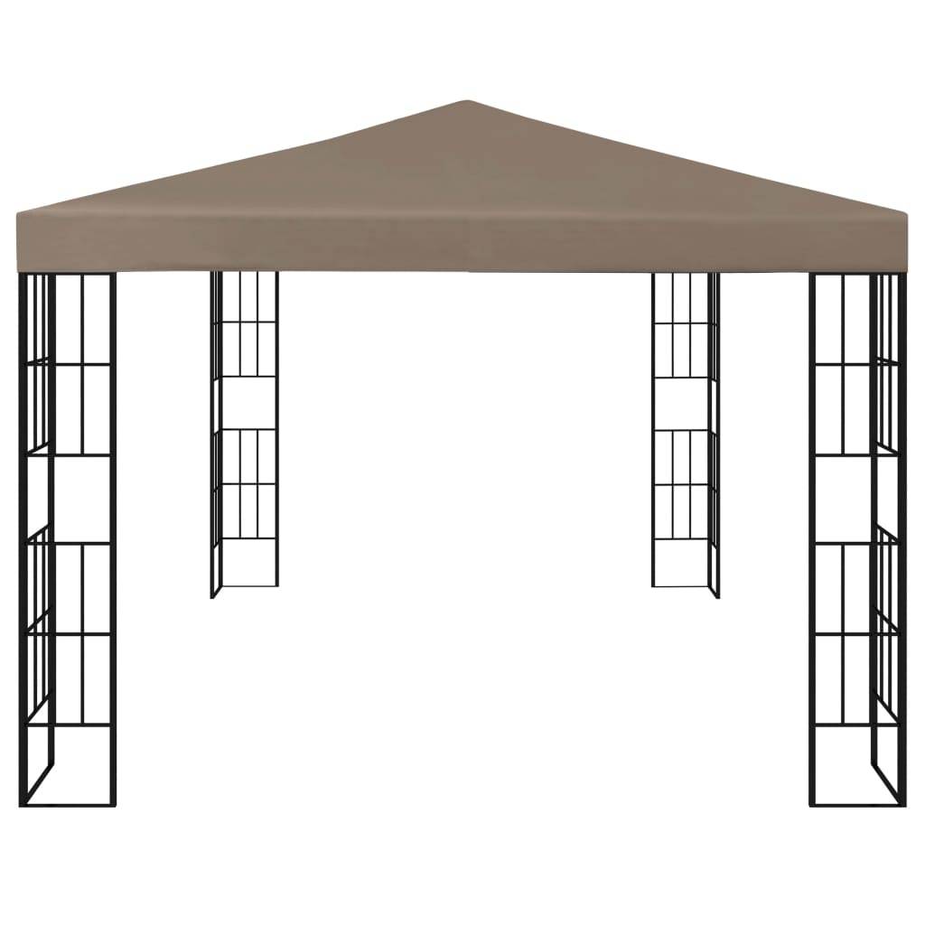 vidaXL Pavillon 4x3 m Taupe