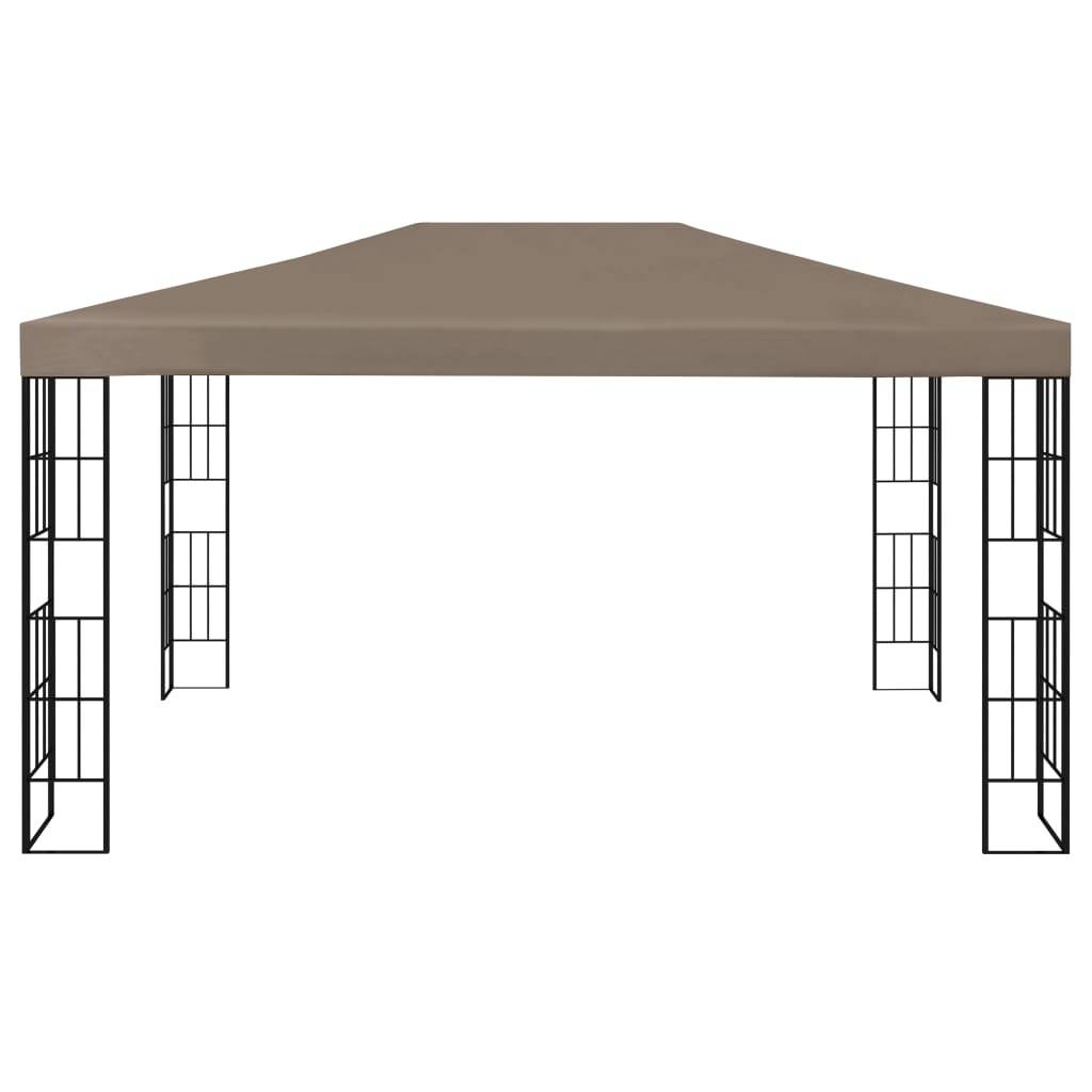 vidaXL Pavillon 4x3 m Taupe