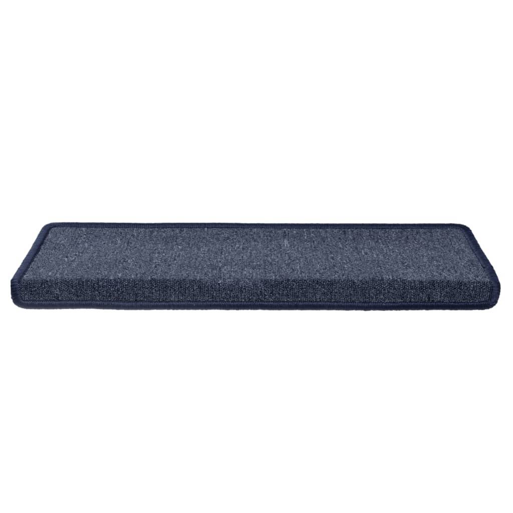 vidaXL Stufenmatten 15 Stk. 65x21x4 cm Grau und Blau