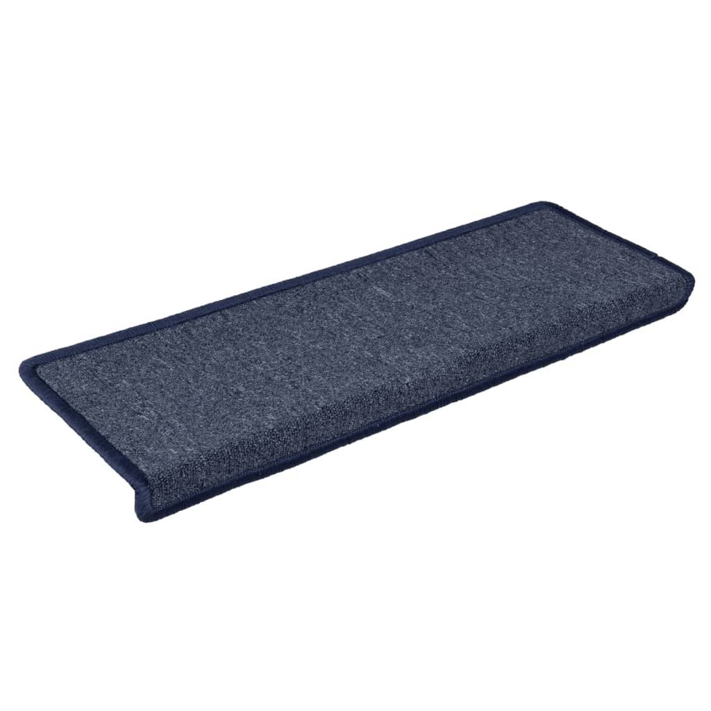 vidaXL Stufenmatten 15 Stk. 65x21x4 cm Grau und Blau