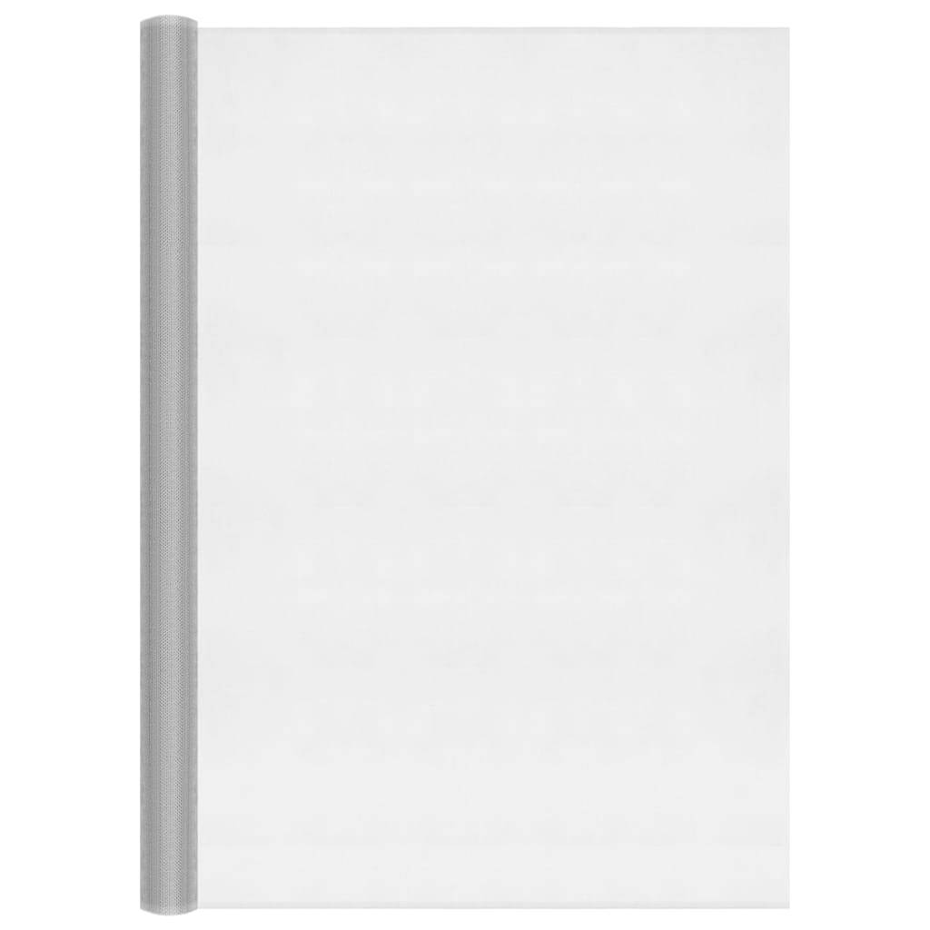 vidaXL Fliegengitter Aluminium 112x1000 cm Silbern