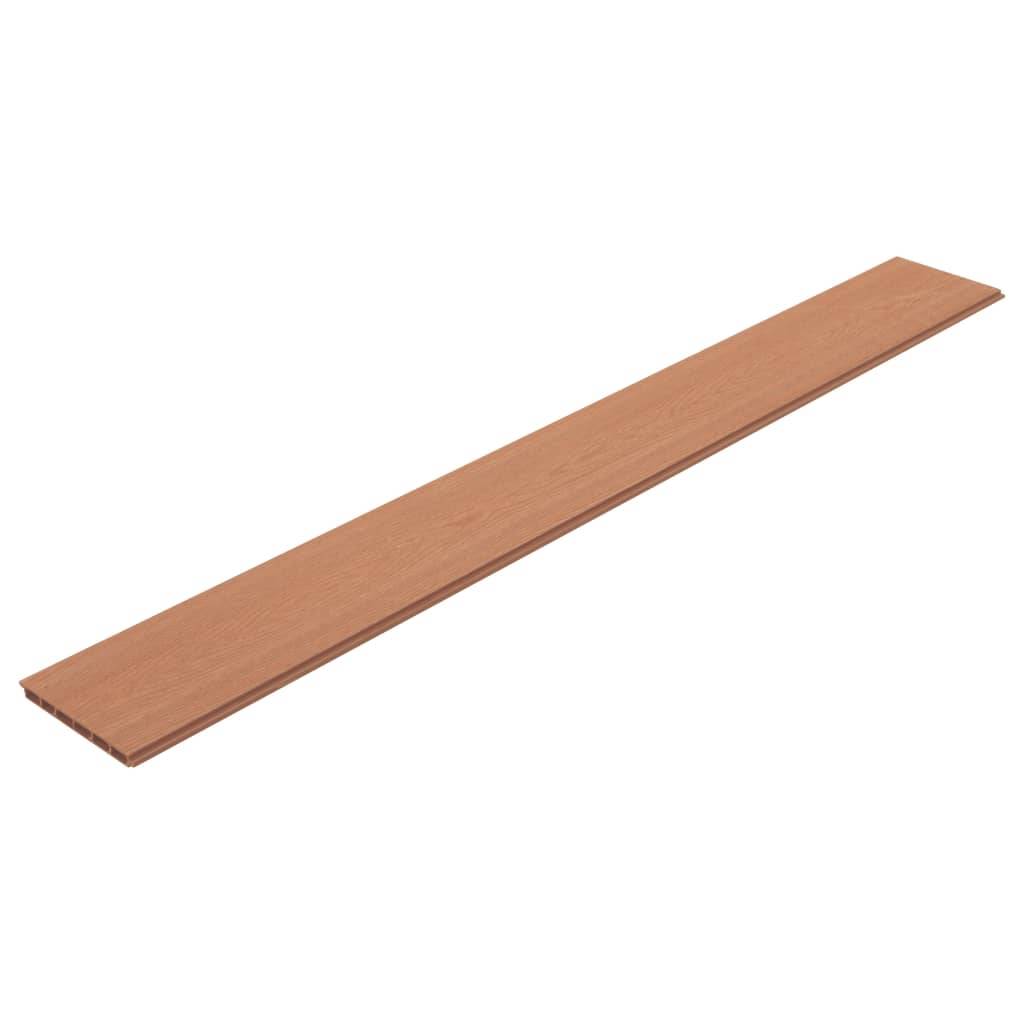 vidaXL Ersatz-Zaunbretter 9 Stk. WPC 170 cm Braun