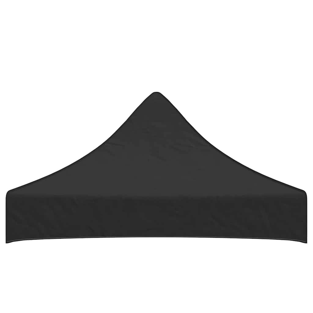 vidaXL Partyzelt-Dach 2x2 m Schwarz 270 g/m²