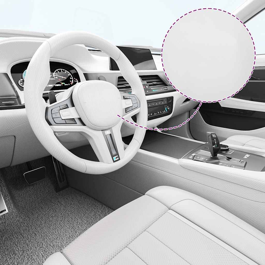 vidaXL Autofolien 2 Stk. 4D Weiß 100x150 cm