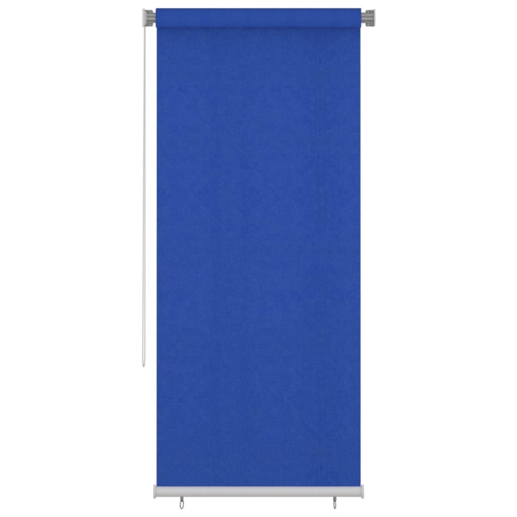 vidaXL Außenrollo 100x230 cm Blau HDPE